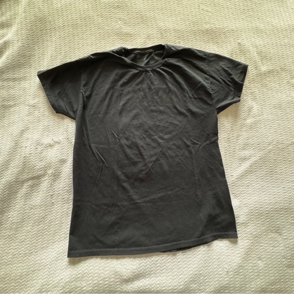 Men's Plain Black T-Shirt